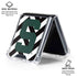 Michigan State University Spartans S Chevron Galaxy Z Flip6 Clear Case